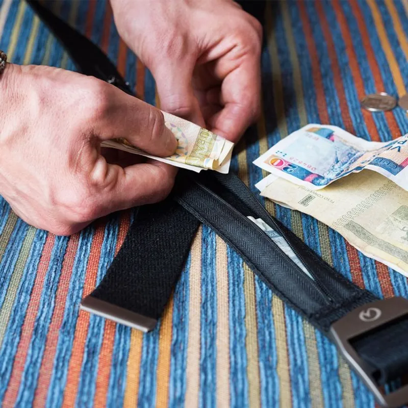 Lifeventure Travel Money Belt - Black-1