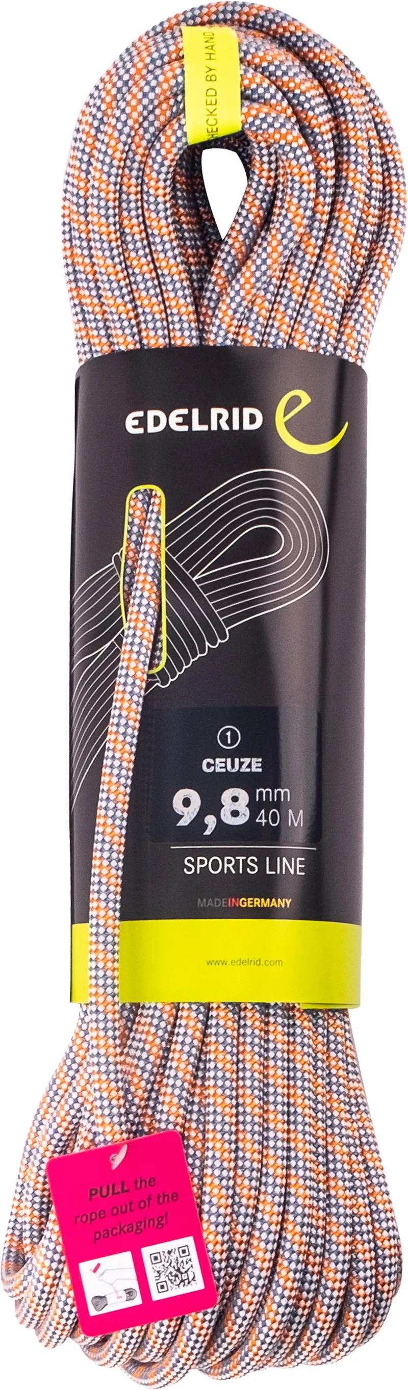 Edelrid Ceuze 9.8mm x 50m Climbing Rope - Icemint-Sahara