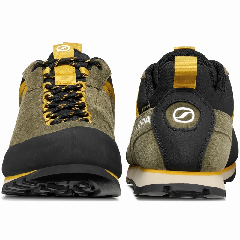 Scarpa Mens Crux 2 GTX Approach Shoes - Kalamata-Lemon Curry-4
