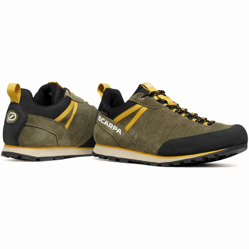 Scarpa Mens Crux 2 GTX Approach Shoes - Kalamata-Lemon Curry-3
