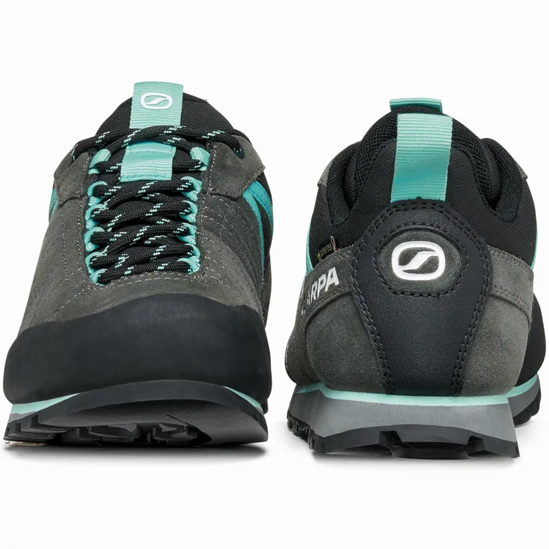 Scarpa Womens Crux 2 GTX Approach Shoes - Shark-Aqua-4
