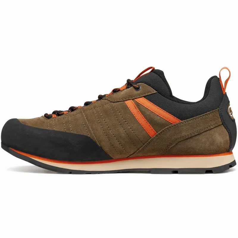 Scarpa Mens Crux 2 Approach Shoes - Caribou-Rust Orange-2