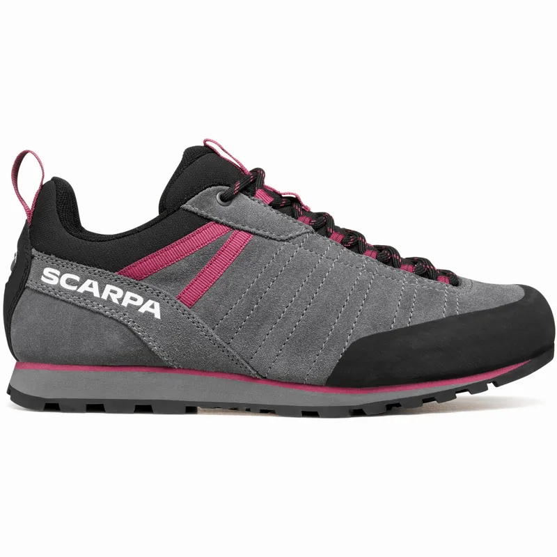 Scarpa Womens Crux 2 Approach Shoes - Smoke-Raspberry-1