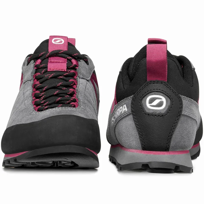Scarpa Womens Crux 2 Approach Shoes - Smoke-Raspberry-4