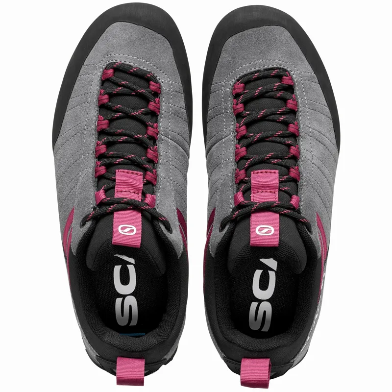 Scarpa Womens Crux 2 Approach Shoes - Smoke-Raspberry-5