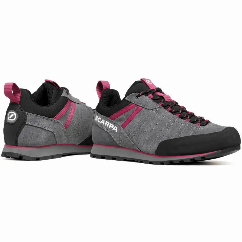Scarpa Womens Crux 2 Approach Shoes - Smoke-Raspberry-3
