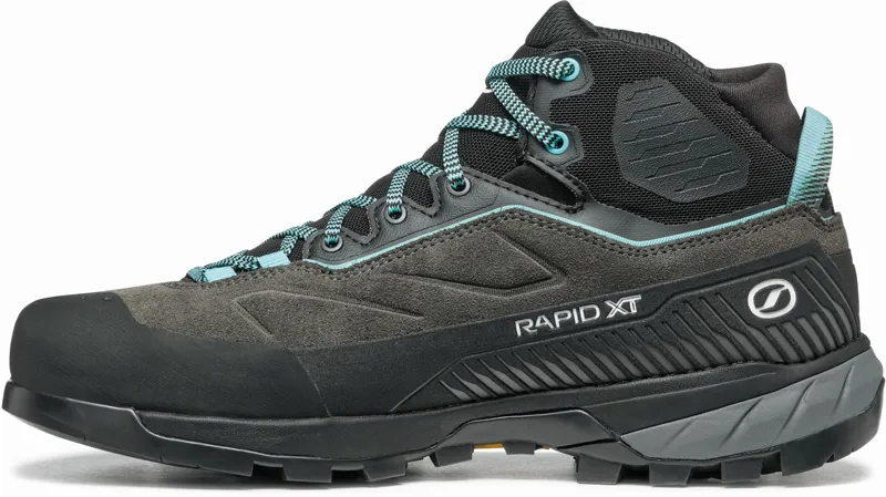 Scarpa Womens Rapid XT Mid GTX Boots - Shark-Aqua-2
