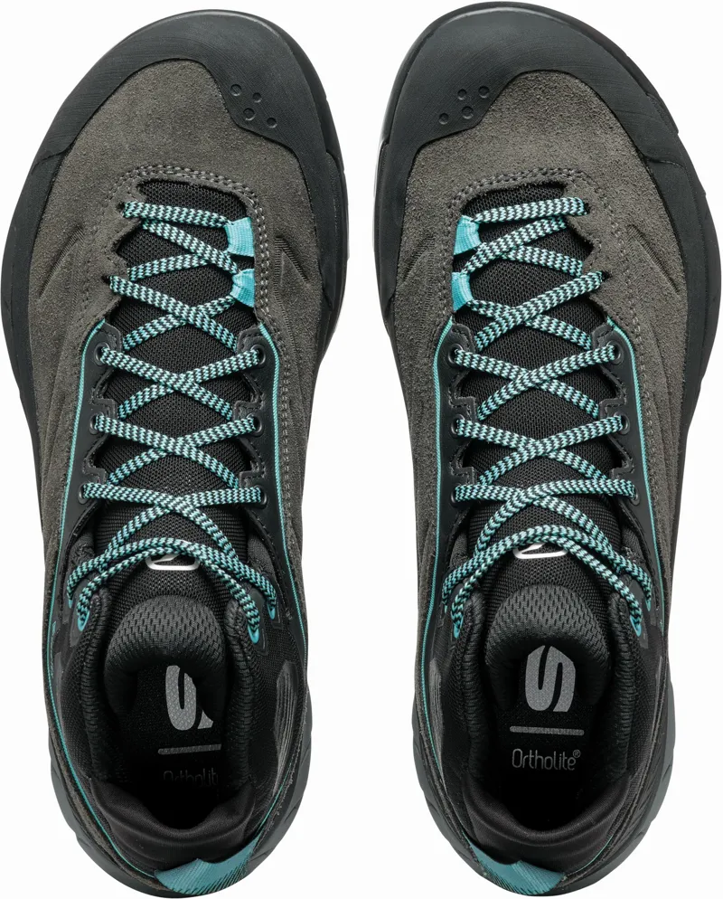 Scarpa Womens Rapid XT Mid GTX Boots - Shark-Aqua-5