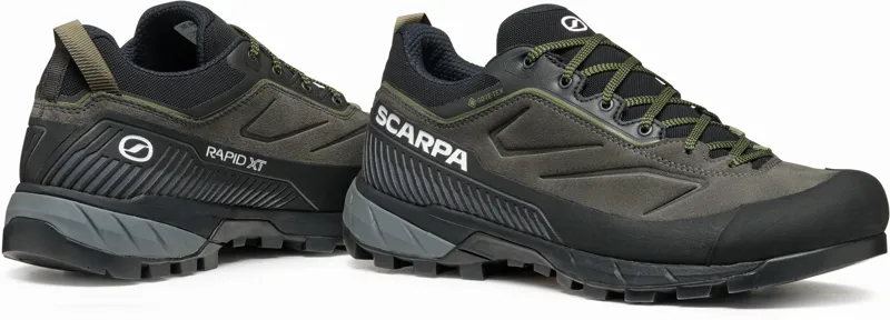 Scarpa Mens Rapid XT GTX Shoes - Shark-Military-5