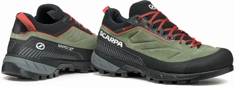 Scarpa Womens Rapid XT GTX Shoes - Birch-Coral-5