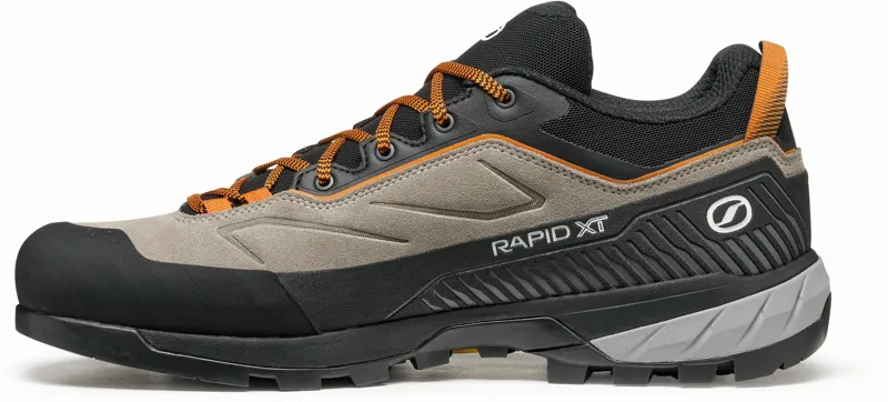 Scarpa Mens Rapid XT Shoes - Taupe-Rust Orange-2