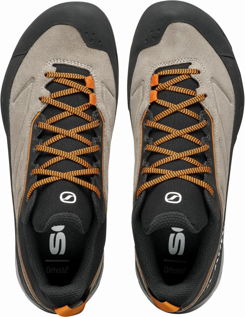 Scarpa Mens Rapid XT Shoes - Taupe-Rust Orange-5