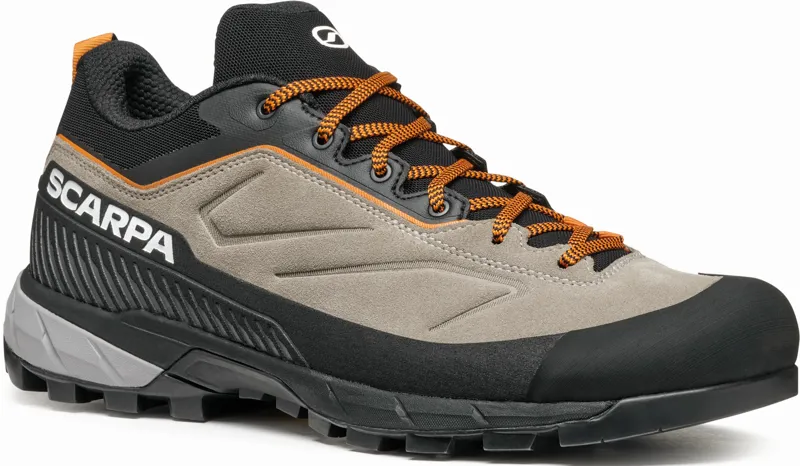 Scarpa Mens Rapid XT Shoes - Taupe-Rust Orange