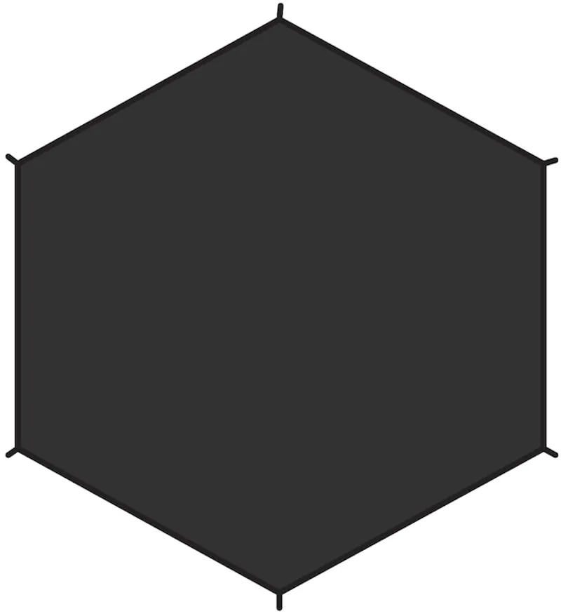 Fjallraven Dome 2 Footprint - Black