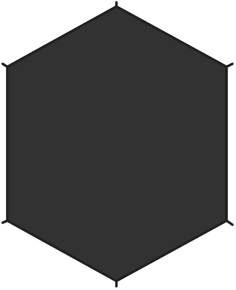 Fjallraven Dome 3 Footprint - Black