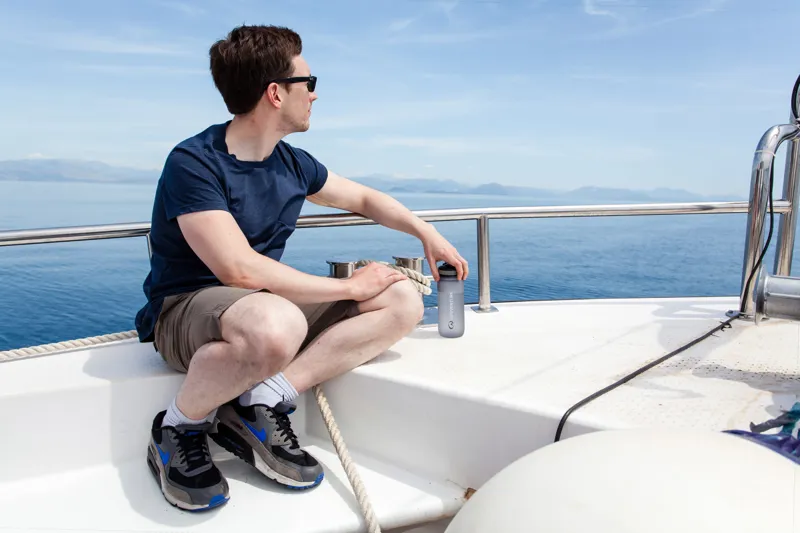 Lifeventure Tritan Water Bottle - Graphite-2