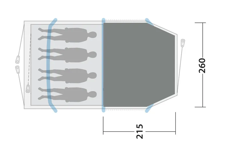 Outwell Starhill 4A Flat Woven Carpet-5