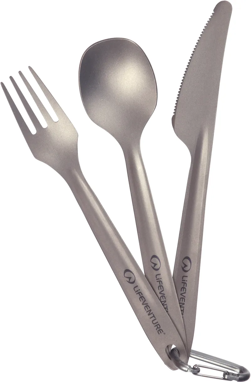 Lifeventure Superlight Titanium Cutlery Set-1