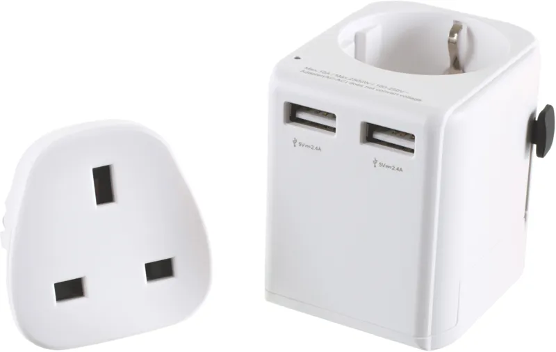 Lifeventure USB World Travel Adaptor-9