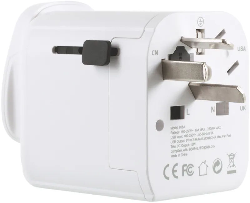Lifeventure USB World Travel Adaptor-10