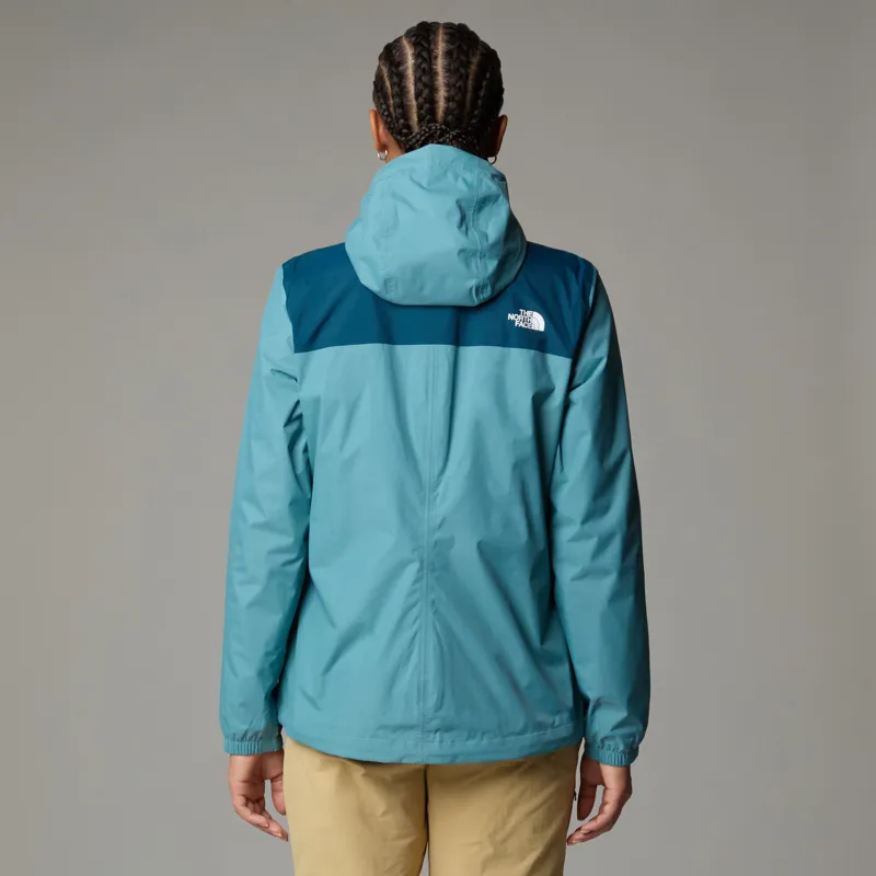 The North Face Womens Antora Jacket - Algae Blue-Midnight Petrol-4