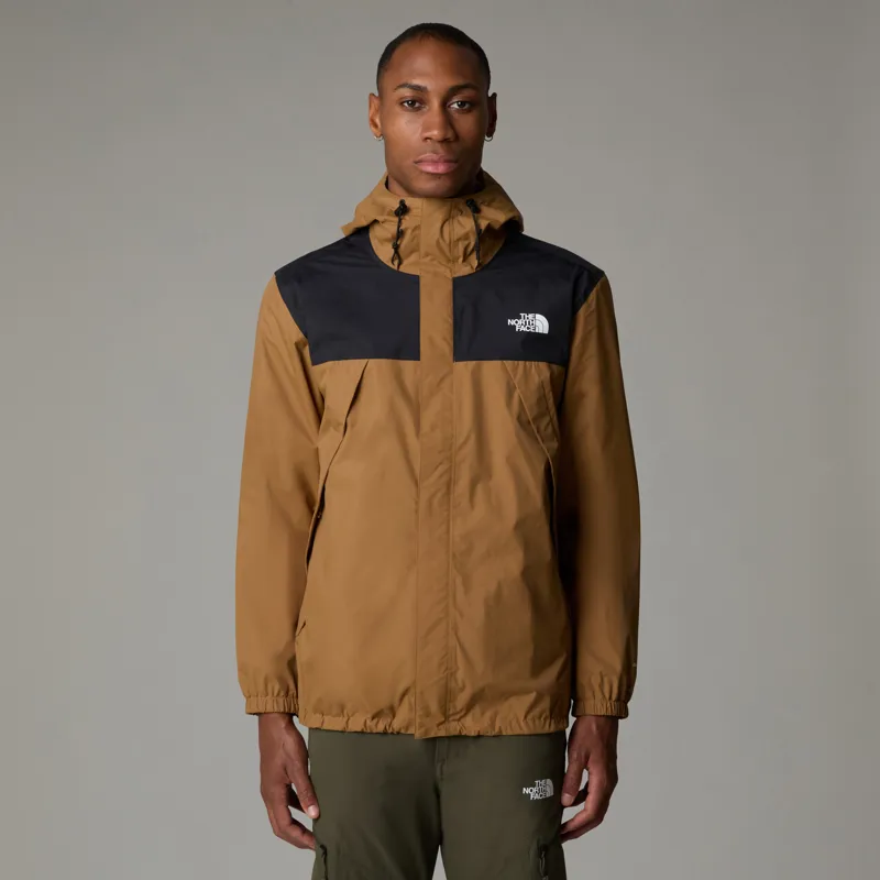 The North Face Mens Antora Jacket - Utility Brown-TNF Black-3
