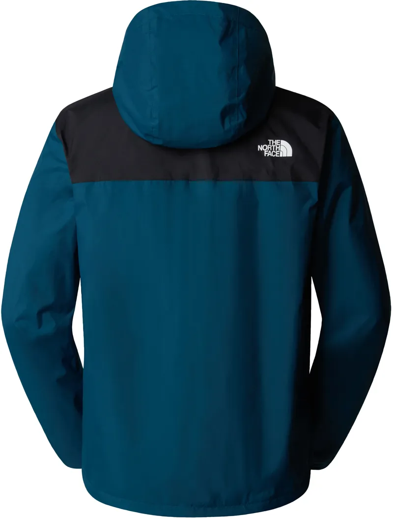 The North Face Mens Antora Jacket - Midnight Petrol-TNF Black-1