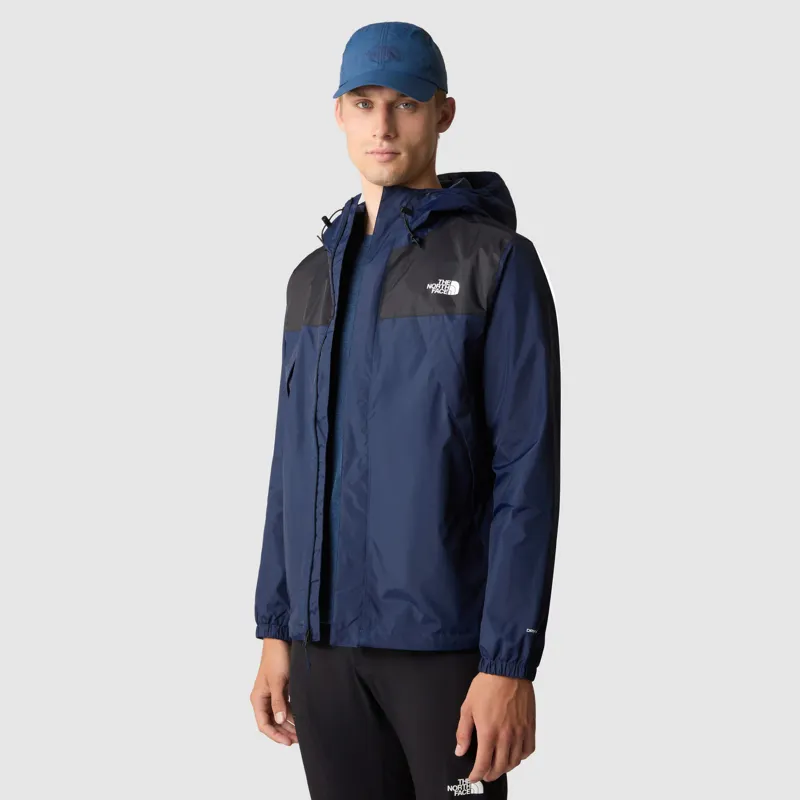 The North Face Mens Antora Jacket - Summit Navy-TNF Black-3