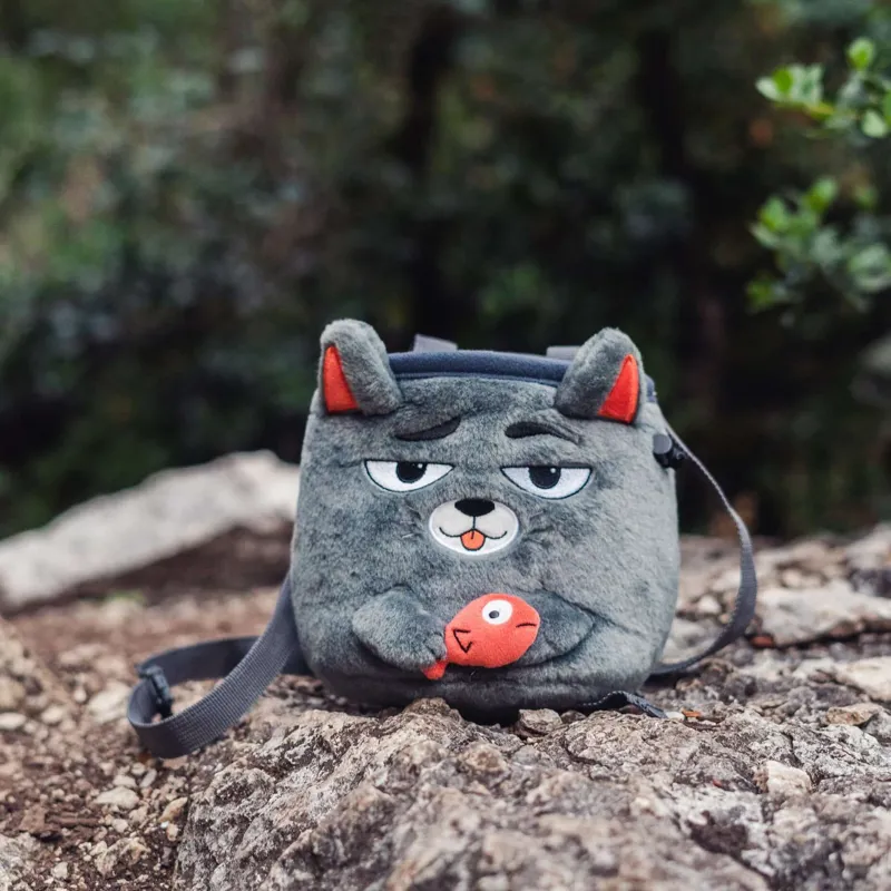 YY Vertical Chalk Bag - Grey Cat-3