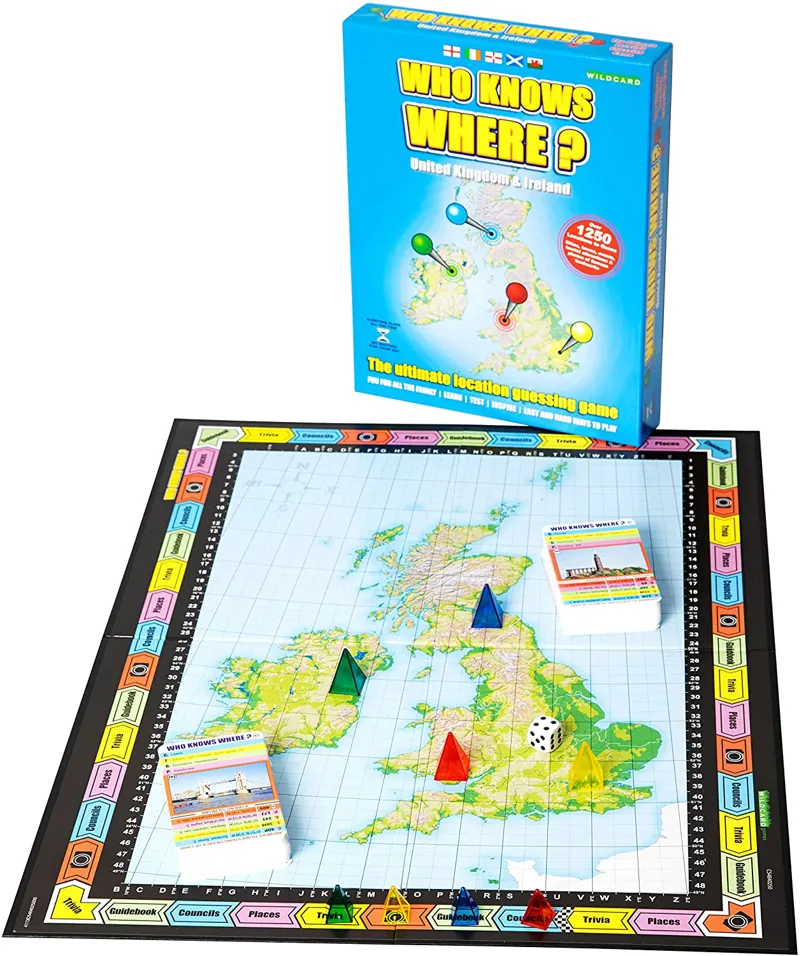 Wildcard Games Who Knows Where - UK and Ireland Game-1