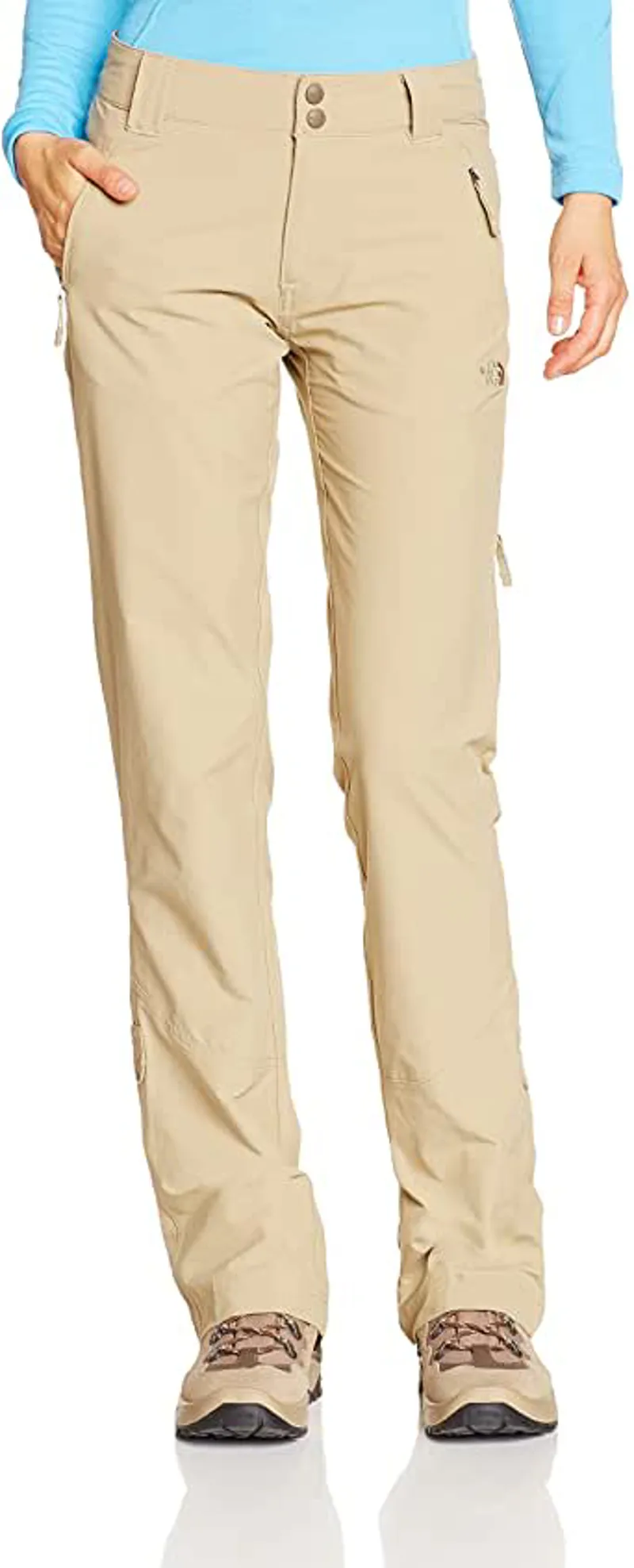 The North Face Womens Trekker Classic Trousers - Short Leg - Dune Beige-1
