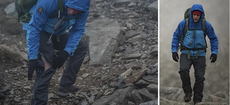 Paramo Womens Cascada II Overtrousers - Short Leg - Black-2