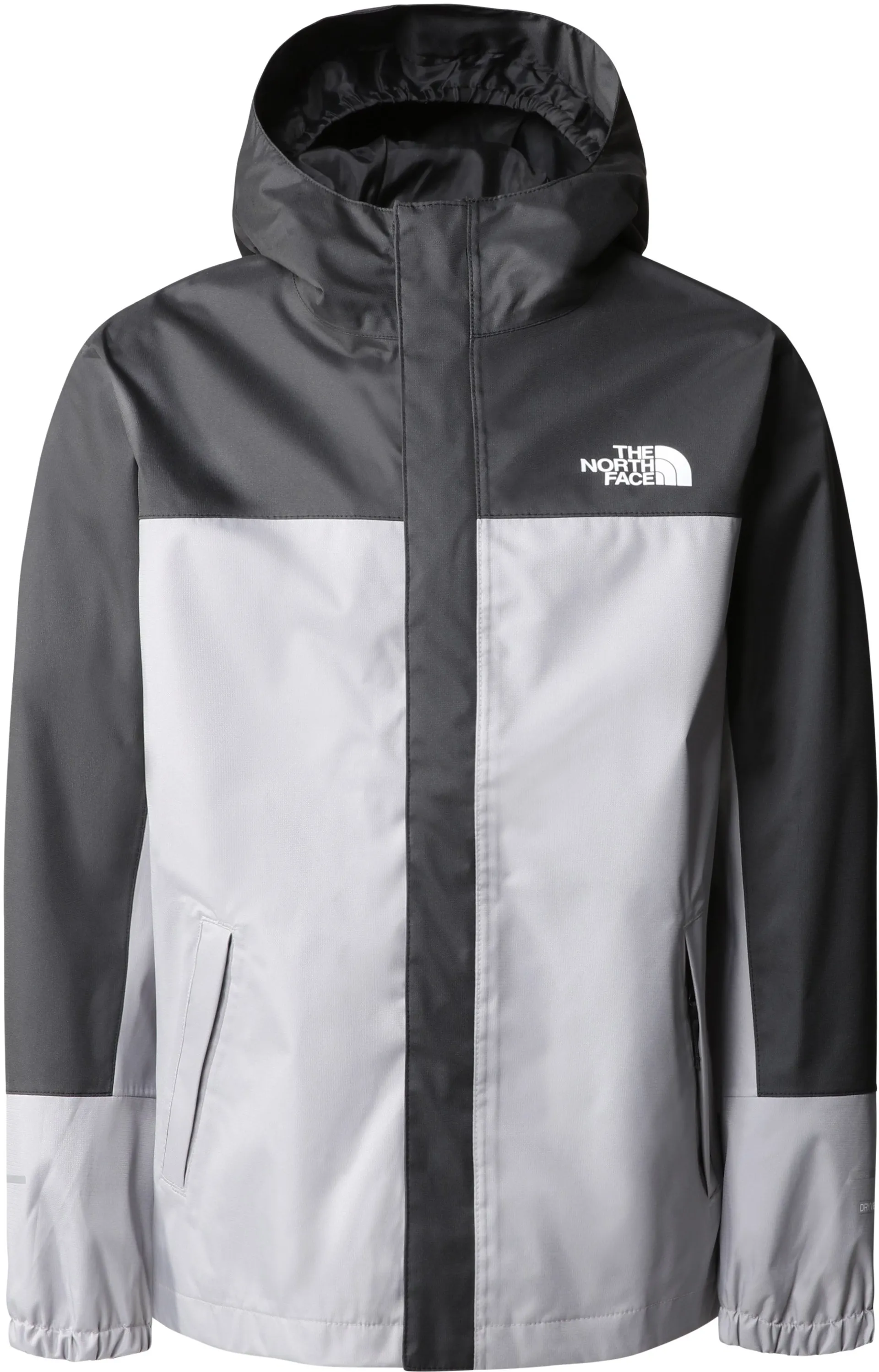 The North Face Boys Antora Rain Jacket Meld Grey