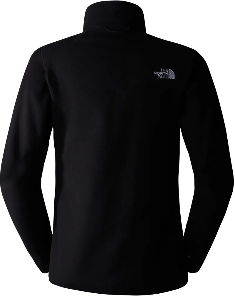 The North Face Womens 100 Glacier Full Zip - TNF Black-NPF-1