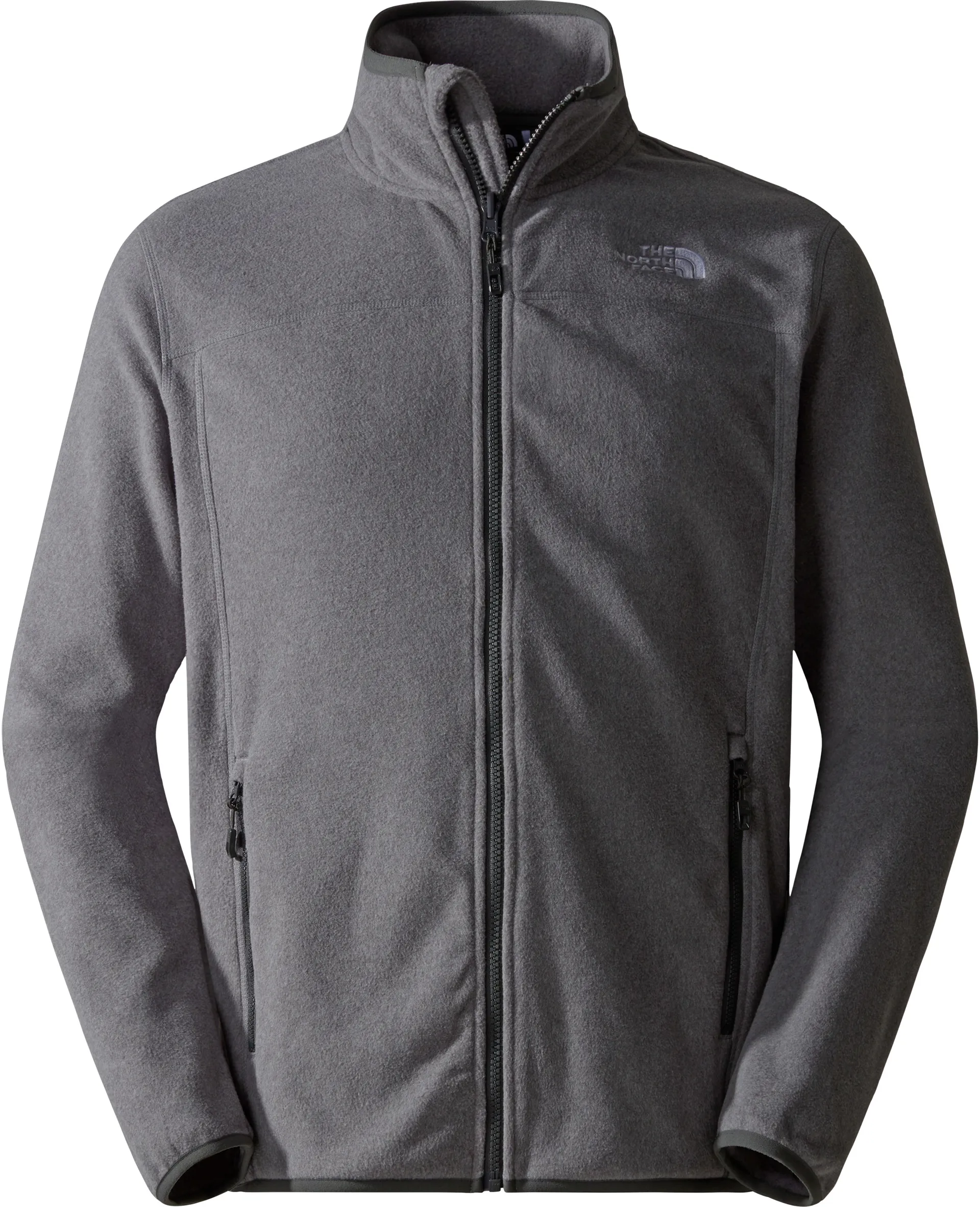 The North Face Mens 100 Glacier Full Zip TNF Medium Grey Heather