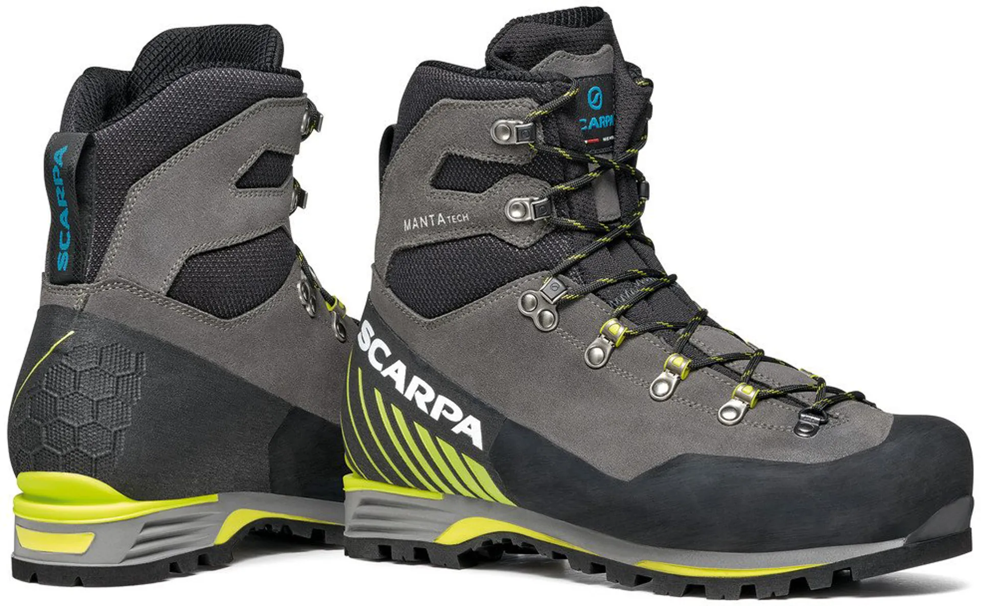 Scarpa Mens Manta Tech GTX Boots Shark-Lime