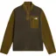 The North Face Mens Yumiori 1/4 Zip Fleece - New Taupe Green-Caraway