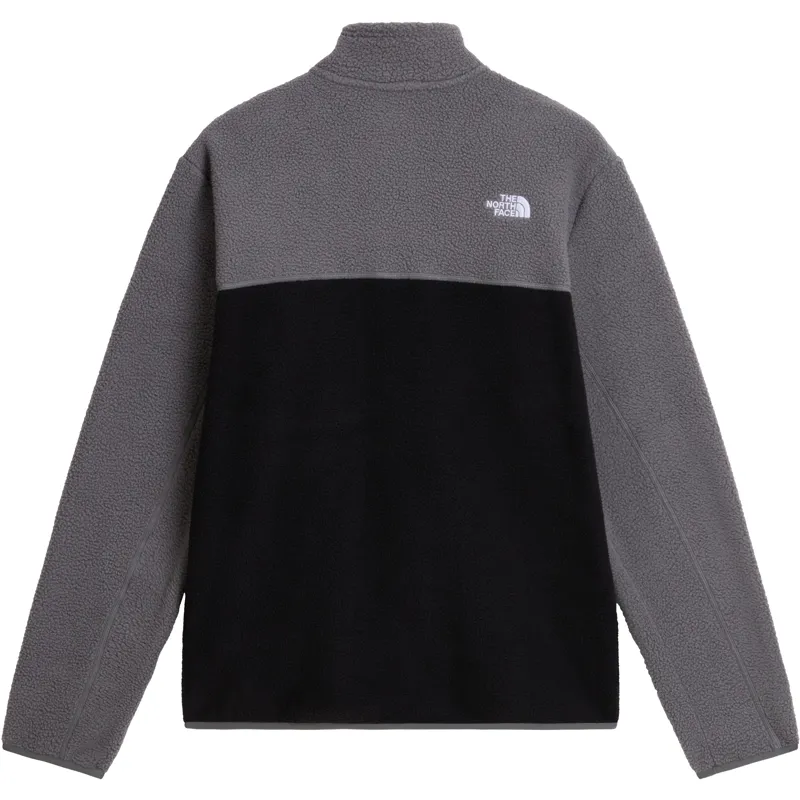 The North Face Mens Yumiori 1/4 Zip Fleece - TNF Black-Smoked Pearl-1