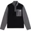 The North Face Mens Yumiori 1/4 Zip Fleece - TNF Black-Smoked Pearl