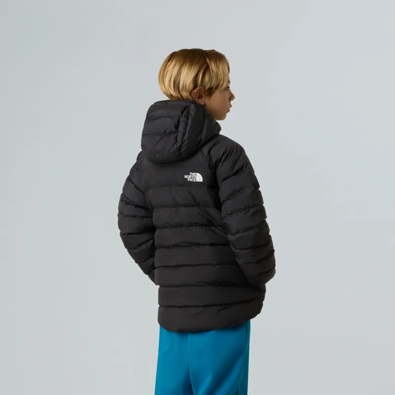 The North Face Boys Reversible Perrito Hooded Jacket - TNF Black-Smoked Pearl-5