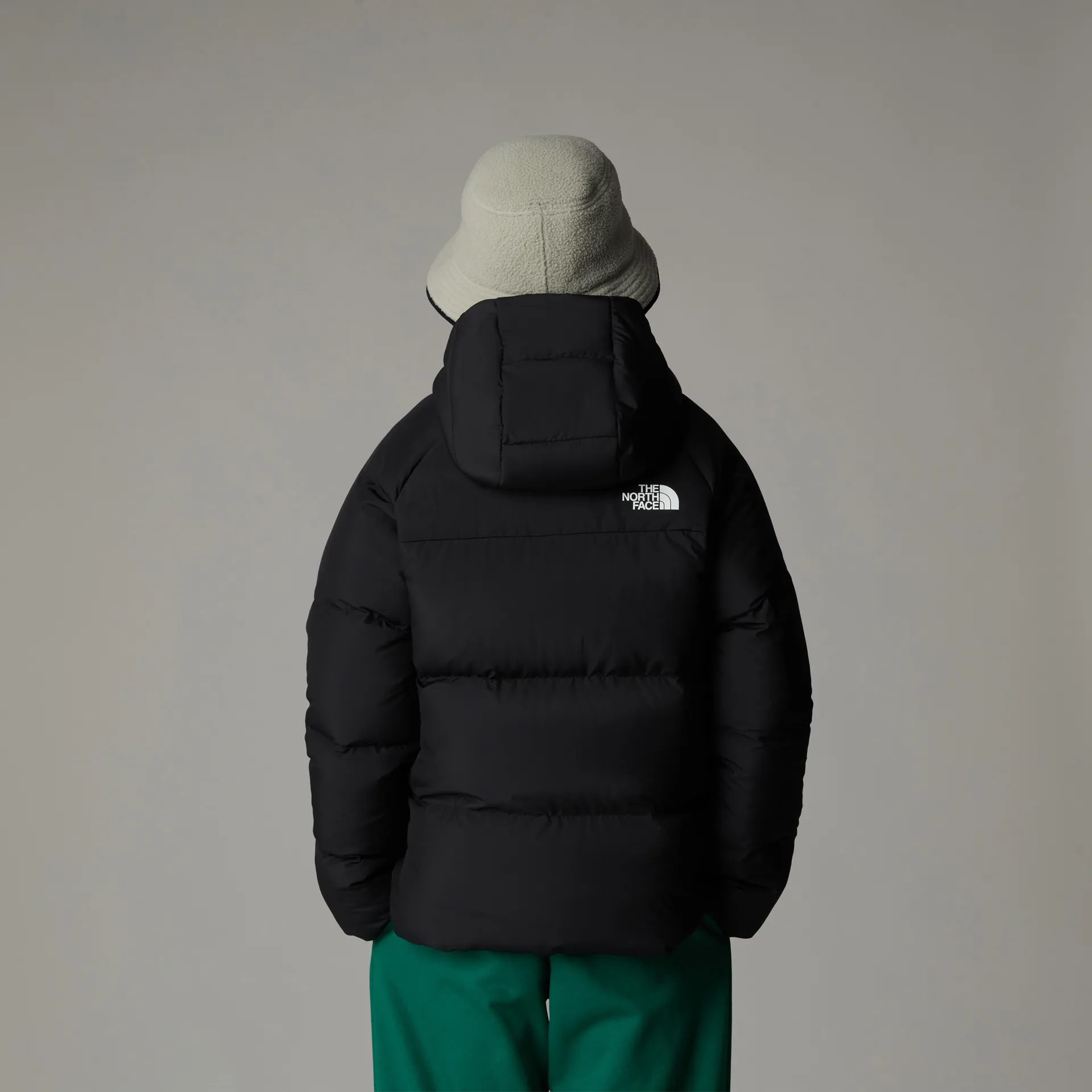 The North Face Boys North Down Hooded Jacket TNF Black
