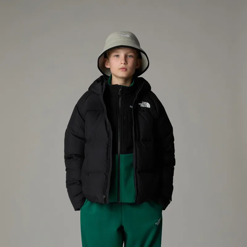 The North Face Boys North Down Hooded Jacket - TNF Black-5