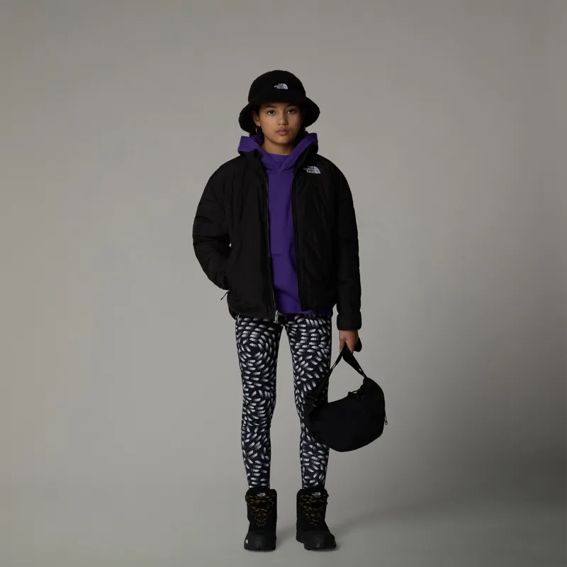 The North Face Girls Reversible Shasta Full Zip Jacket - TNF Black-4