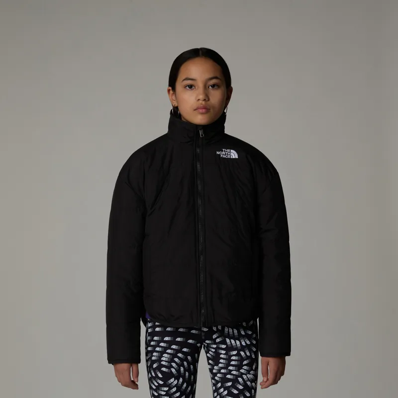 The North Face Girls Reversible Shasta Full Zip Jacket - TNF Black-3