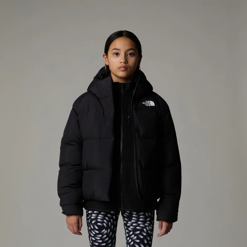 The North Face Girls North Down Hooded Jacket - TNF Black-5