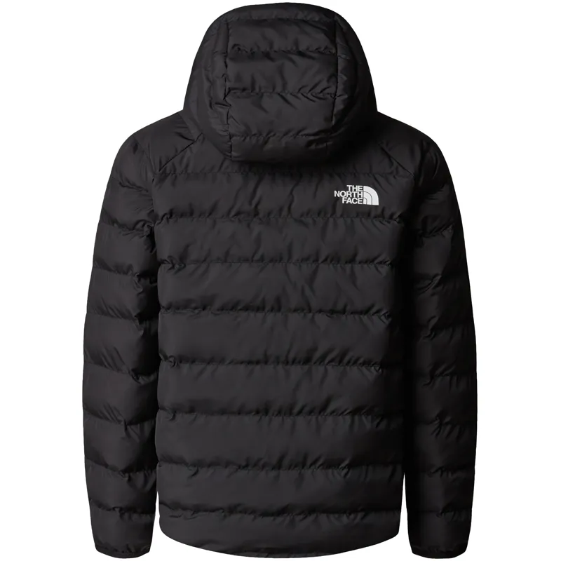 The North Face Girls Reversible Perrito Hooded Jacket - TNF Black-Smoked Pearl-1