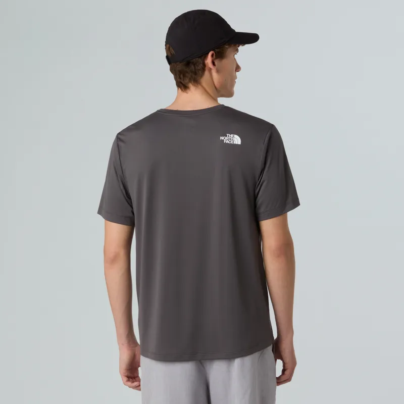 The North Face Mens 24/7 Short Sleeves Easy Tee - Reg Anthracite Grey-4