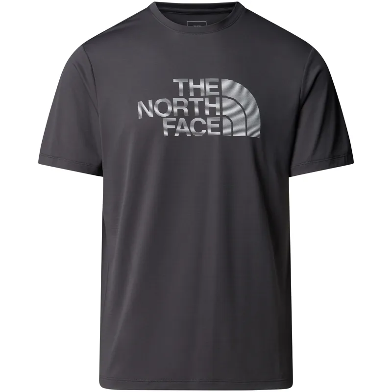 The North Face Mens 24/7 Short Sleeves Easy Tee - Reg Anthracite Grey