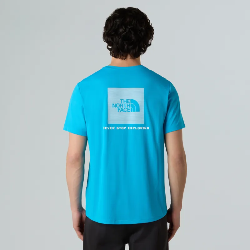 The North Face Mens 24/7 Box NSE Short Sleeved Tee - Meridian Blue-3