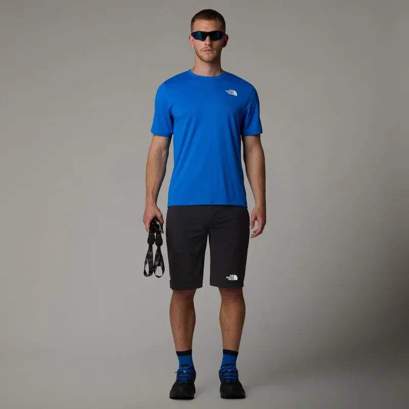 The North Face Mens 24/7 Box NSE Short Sleeved Tee - Hero Blue-4